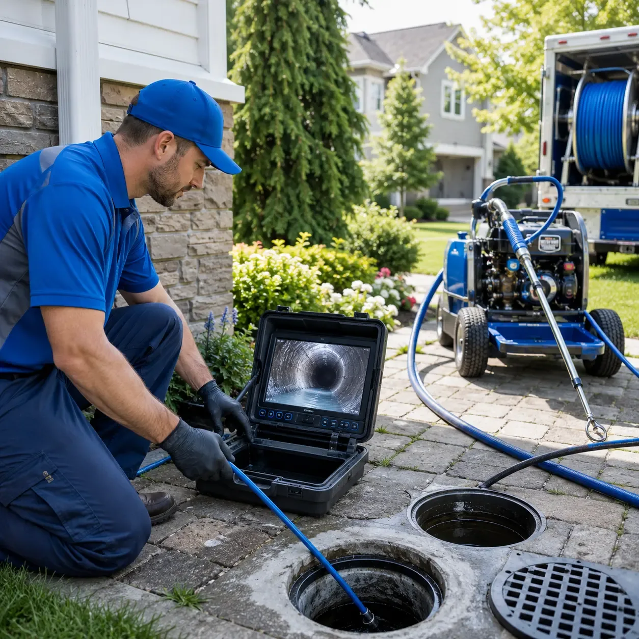 Outdoor drain cleaning professionals serving Brooksville, KY